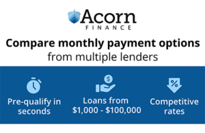 Acorn financing ad